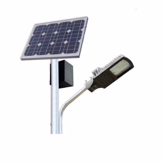 Hepu 40W, 50W, 60W, 80W Vendite calde Sistema di illuminazione stradale IP67 ad alto lume Sistema di controllo impermeabile Lampione stradale a LED solare